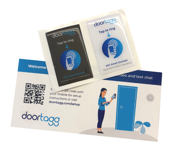Doortagg NFC Tags - Dark and Light versions